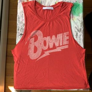 BOWIE Ziggy Stardust Tank Top By Daydreamer NWOT